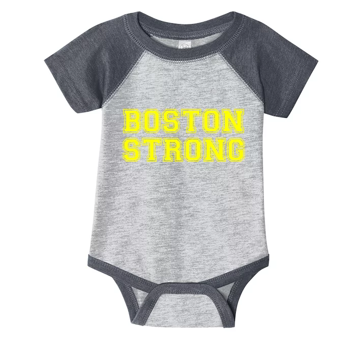 Boston Strong Marathon Running Infant Baby Jersey Bodysuit