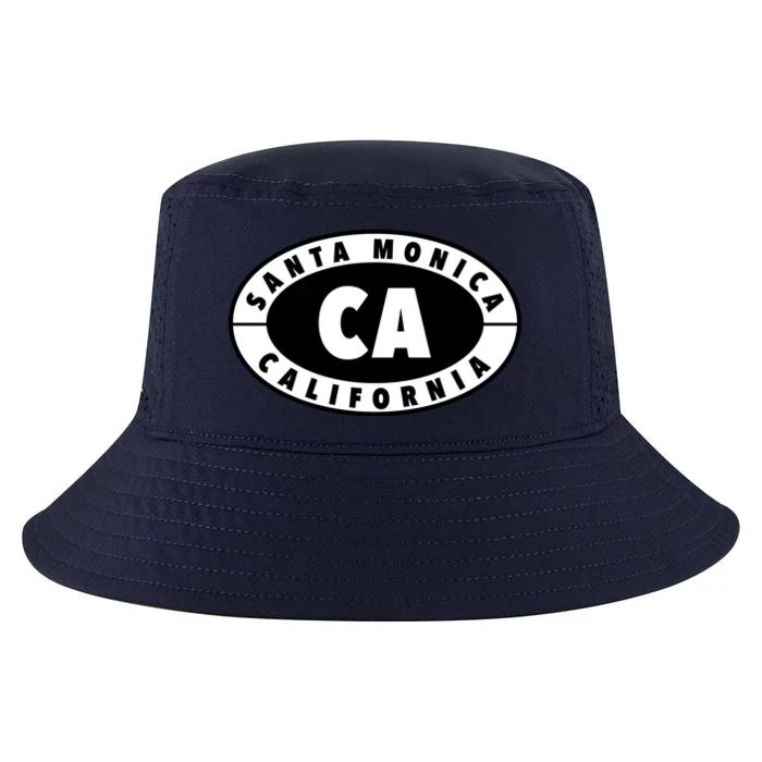 Badge Santa Monica California Cool Comfort Performance Bucket Hat