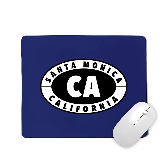 Badge Santa Monica California Mousepad