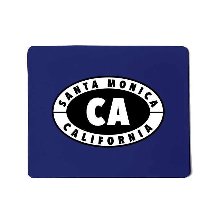 Badge Santa Monica California Mousepad