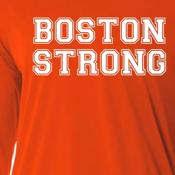 Boston Strong Marathon Running Cooling Performance Long Sleeve Crew