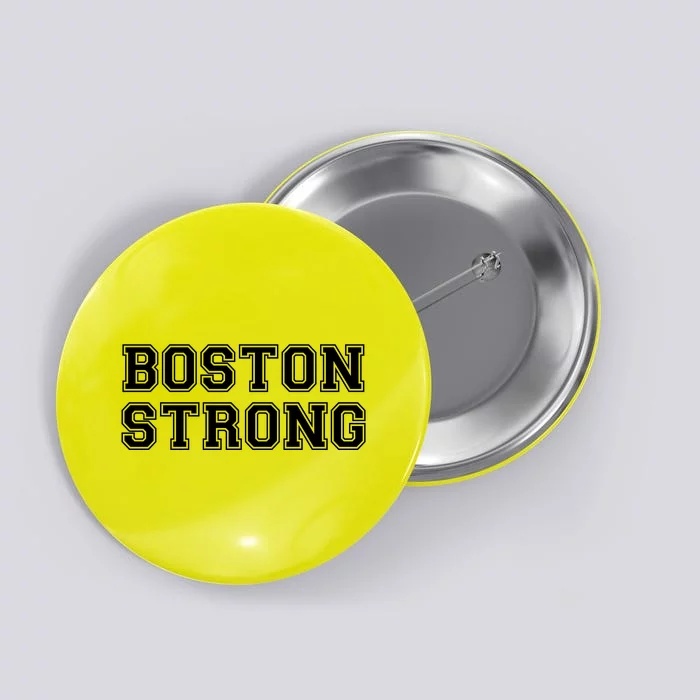 Boston Strong Marathon Running Button