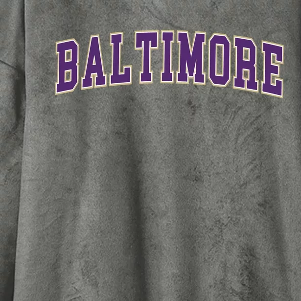 Baltimore School Mascot Hooded Wearable Blanket