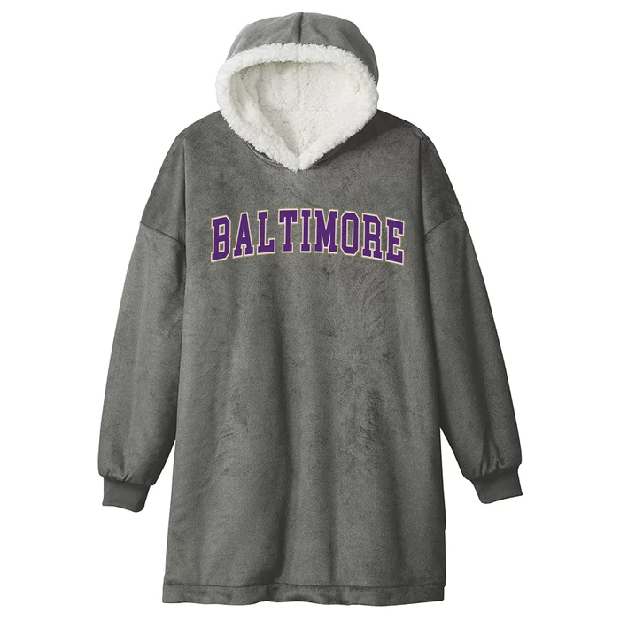 Baltimore School Mascot Hooded Wearable Blanket