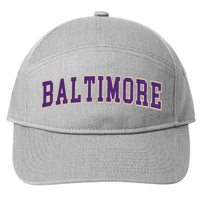 Baltimore School Mascot 7-Panel Snapback Hat