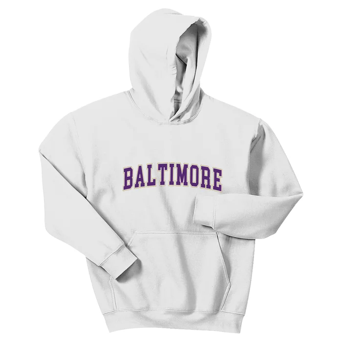 Baltimore School Mascot Kids Hoodie