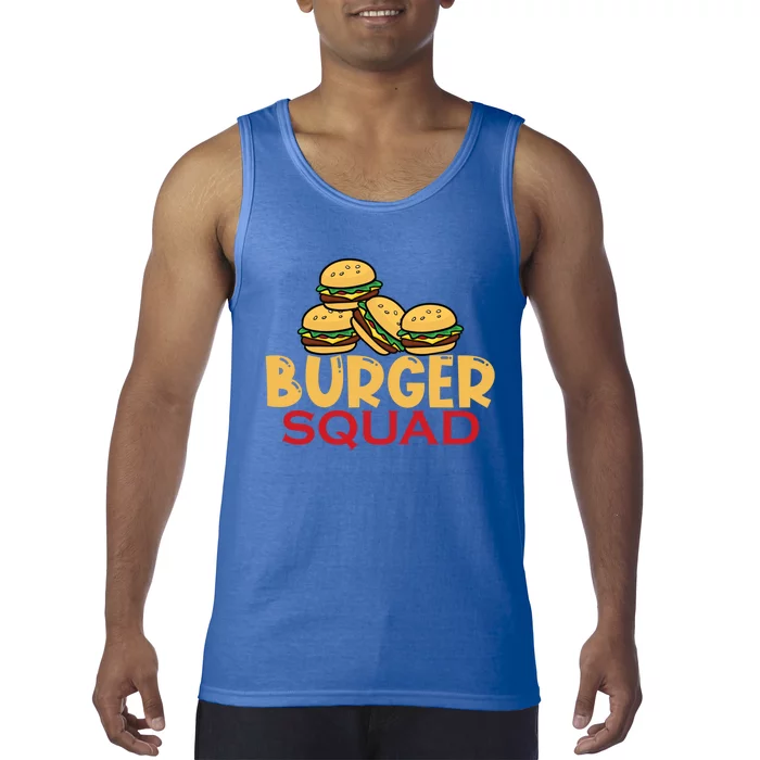 Burger Squad Matching Food Bbq Grilling Gift Cool Gift Tank Top