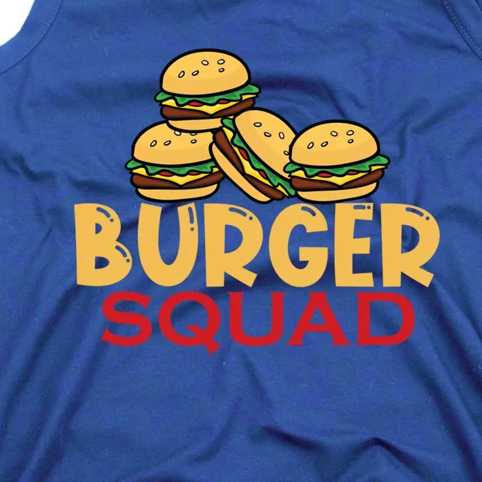 Burger Squad Matching Food Bbq Grilling Gift Cool Gift Tank Top