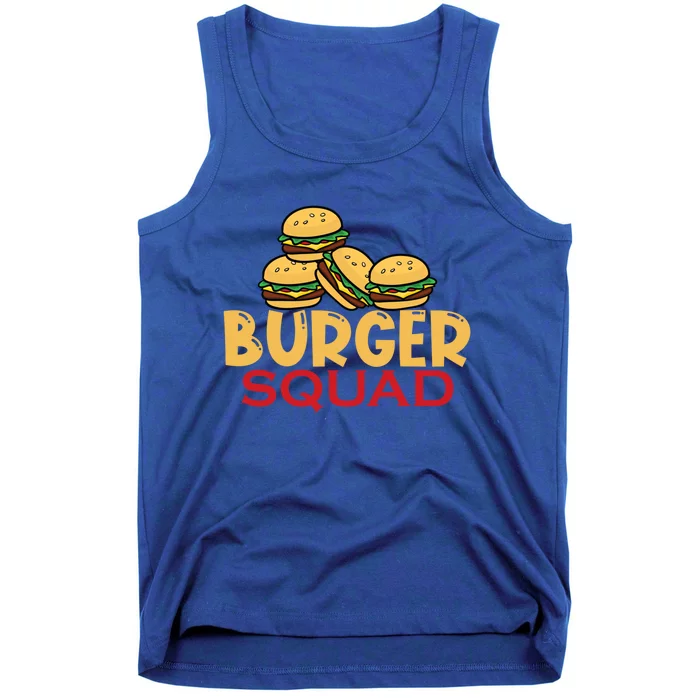 Burger Squad Matching Food Bbq Grilling Gift Cool Gift Tank Top