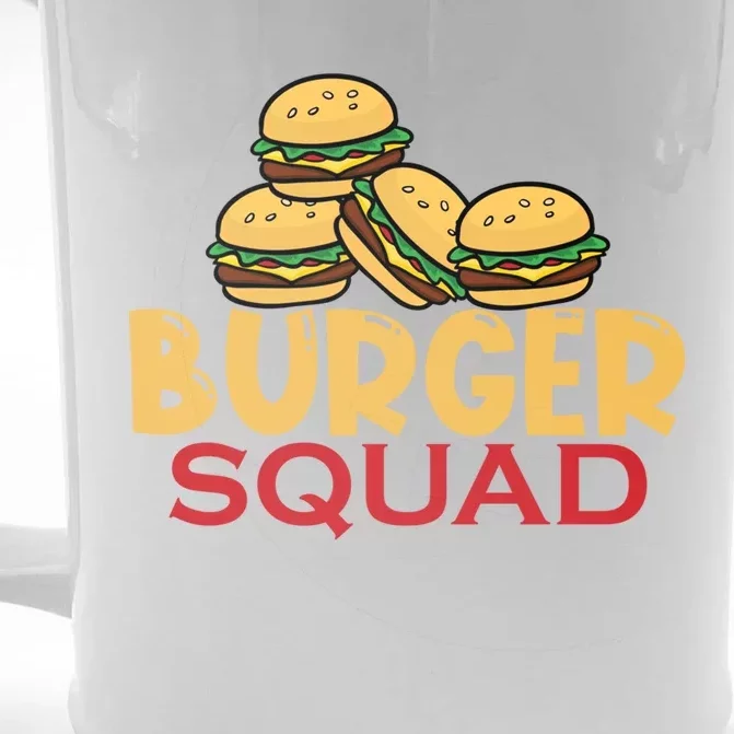 Burger Squad Matching Food Bbq Grilling Gift Cool Gift Front & Back Beer Stein