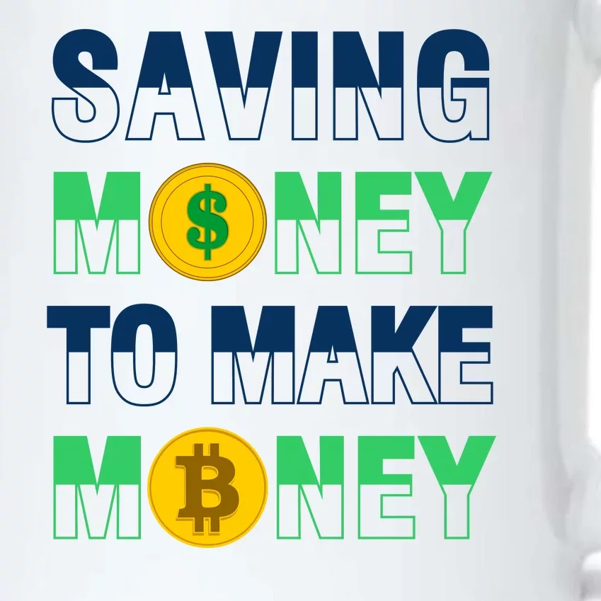 Bitcoin Saving Money To Make Money Black Color Changing Mug