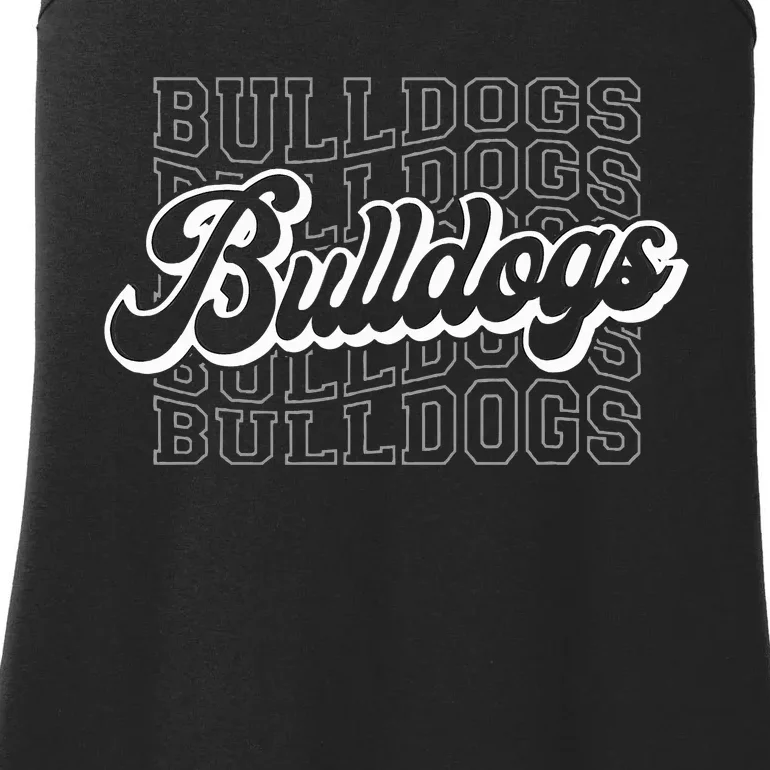 Bulldogs Sports Mascot For Bulldogs Football Baseball Ladies Essential Tank