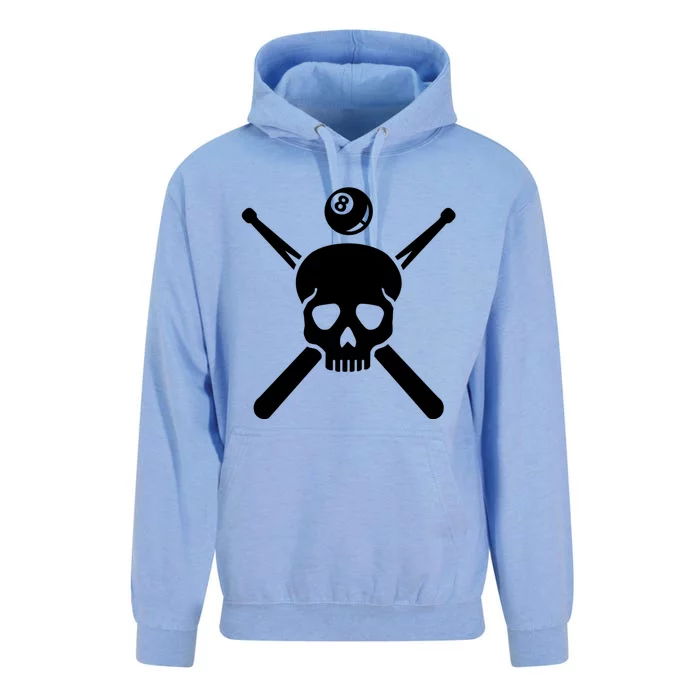 Billiards Skull Meaningful Gift Unisex Surf Hoodie