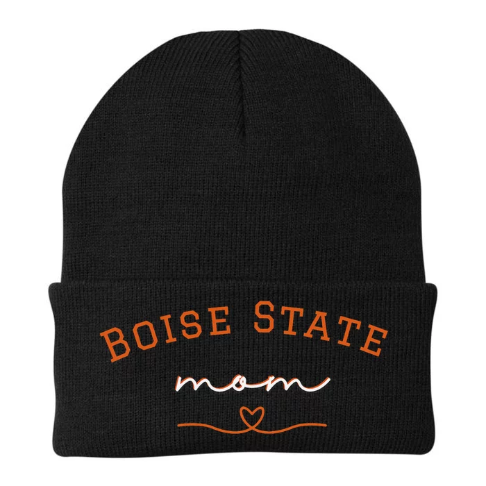 Boise State Mom College Knit Cap Winter Beanie