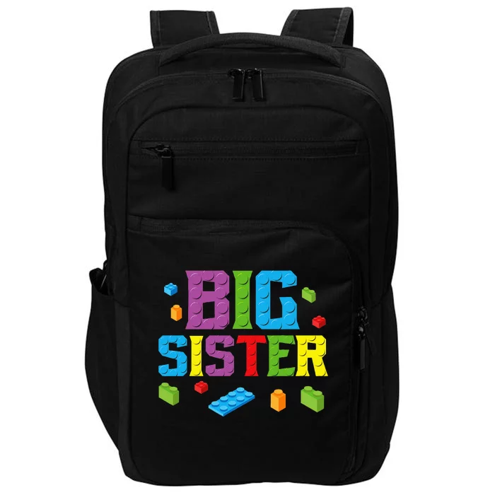 Big Sister Master Builder Building Bricks Blocks Family Set Impact Tech Backpack