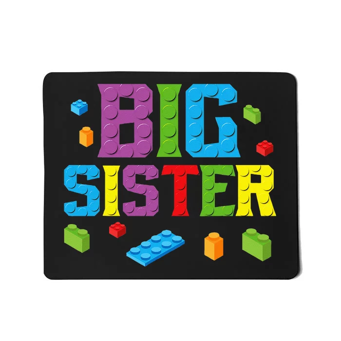 Big Sister Master Builder Building Bricks Blocks Family Set Mousepad