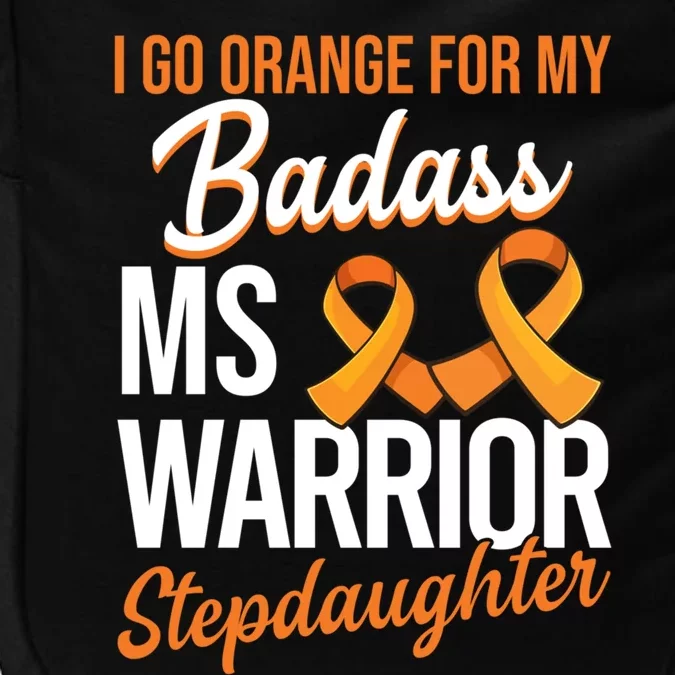 Badass Stepdaughter Multiple Sclerosis Ms Warrior Gift Impact Tech Backpack