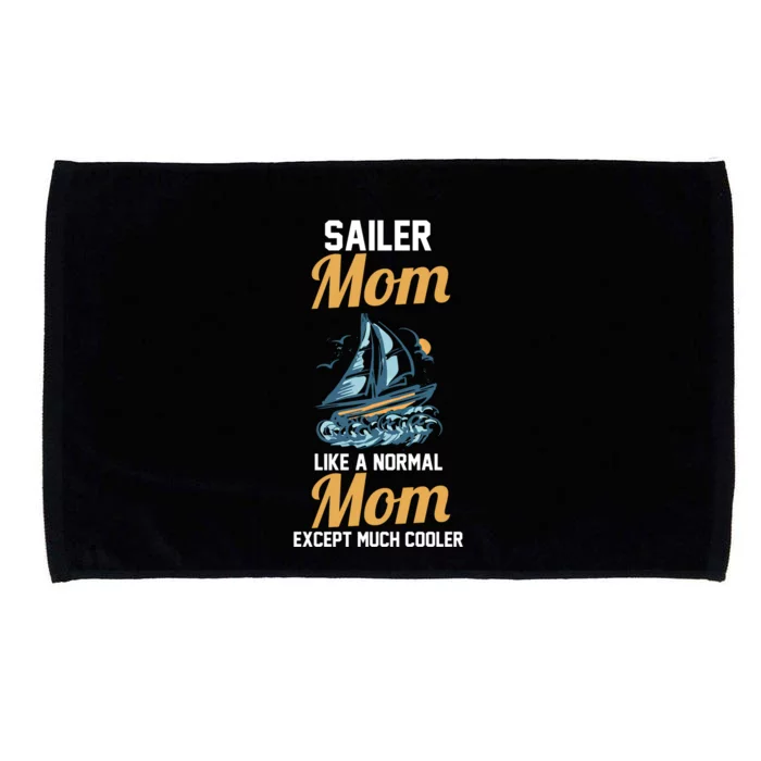 Boating Sailboat Mom Gift Microfiber Hand Towel