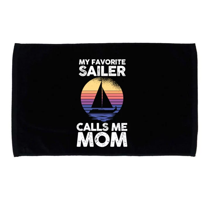 Boating Sailing Mom Mother Sailor Gift Microfiber Hand Towel