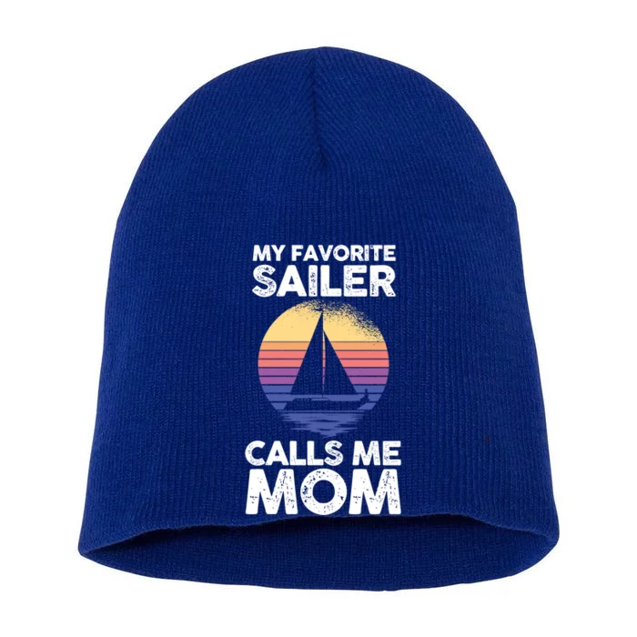 Boating Sailing Mom Mother Sailor Gift Short Acrylic Beanie