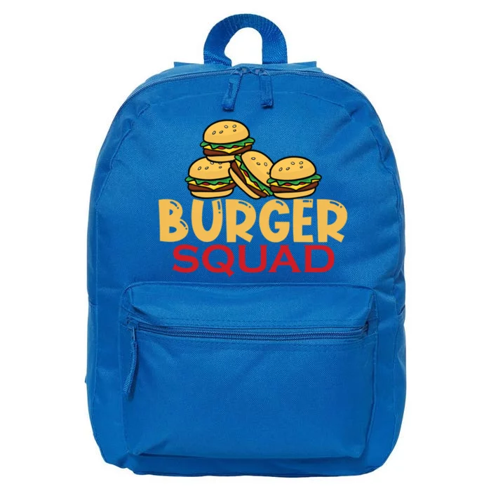 Burger Squad Matching Food Bbq Grilling Gift Gift 16 in Basic Backpack