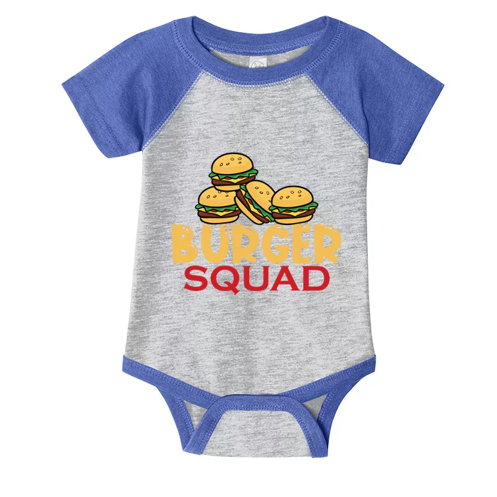 Burger Squad Matching Food Bbq Grilling Gift Gift Infant Baby Jersey Bodysuit