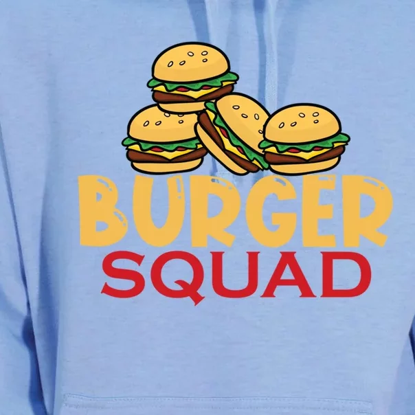 Burger Squad Matching Food Bbq Grilling Gift Gift Unisex Surf Hoodie