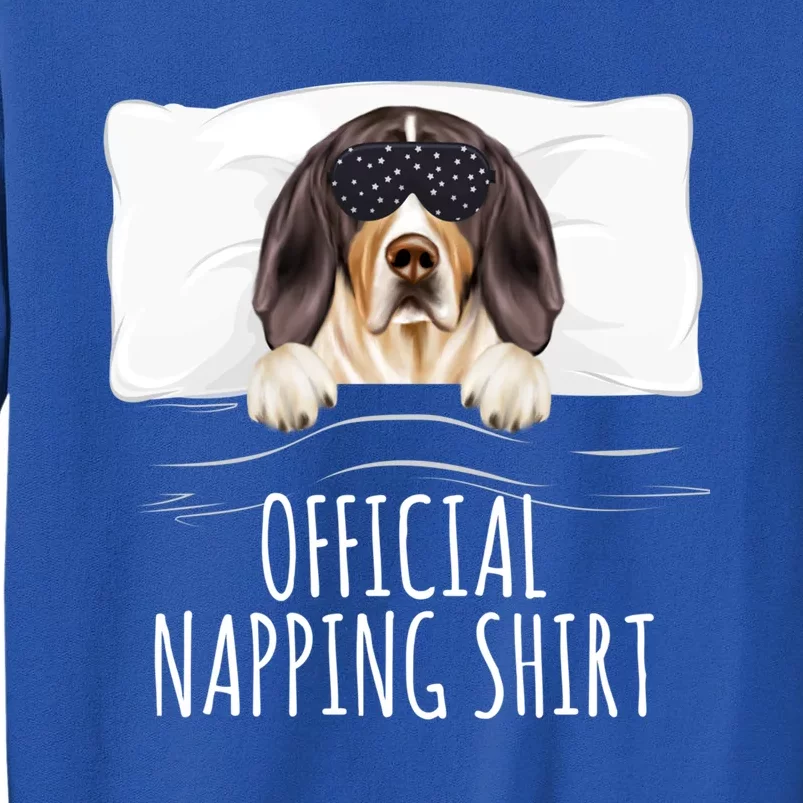 Black Sleep Mask Treeing Walker Coonhound Napping Gift Sweatshirt