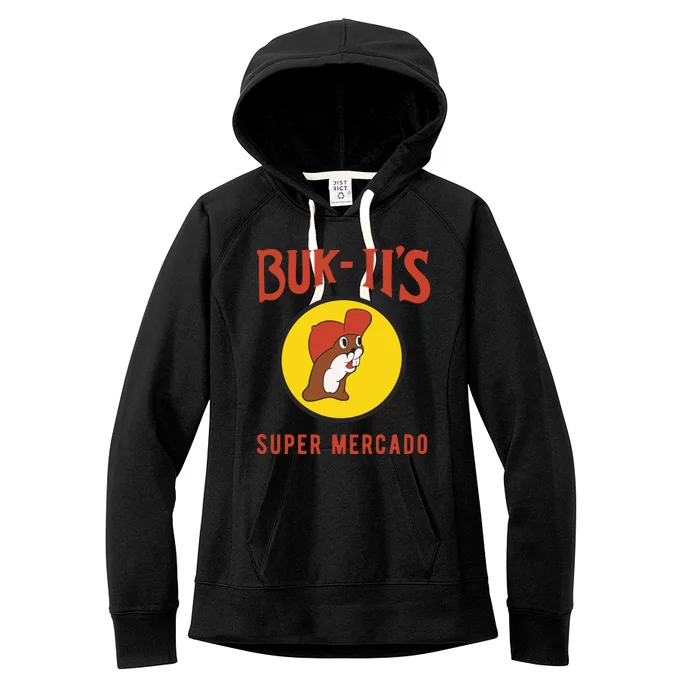 Bukiis Super Mercado Women's Fleece Hoodie