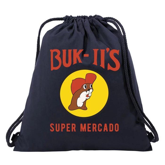 Bukiis Super Mercado Drawstring Bag