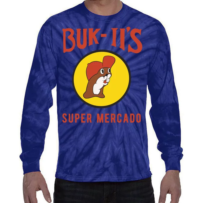 Bukiis Super Mercado Tie-Dye Long Sleeve Shirt