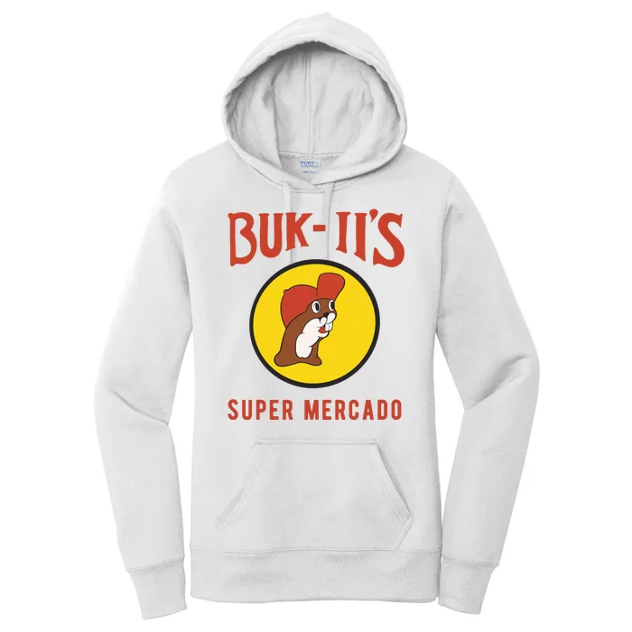 Bukiis Super Mercado Women's Pullover Hoodie