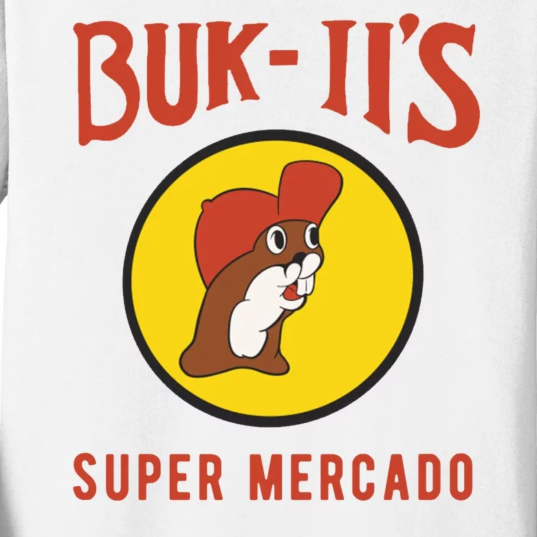 Bukiis Super Mercado Kids Long Sleeve Shirt