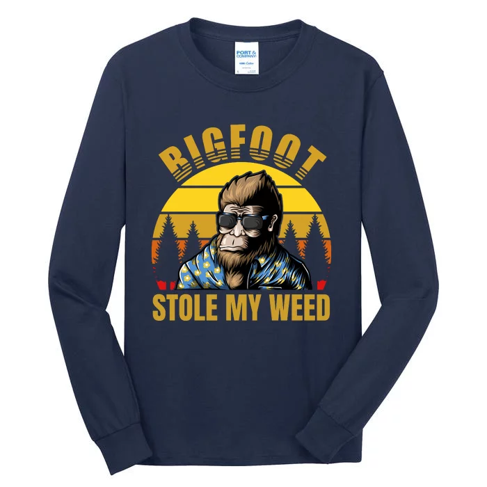 Bigfoot Stole My Weed Tall Long Sleeve T-Shirt