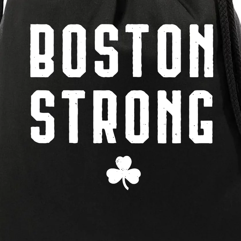 Boston Strong Marathon Memorial Drawstring Bag