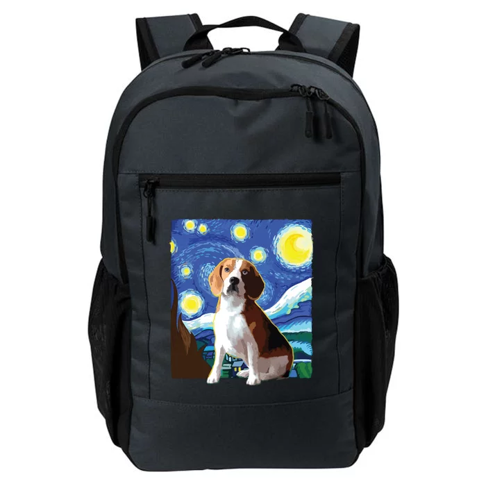 Beagle Starry Night Dog Tee Dog Lover Beagle Daily Commute Backpack