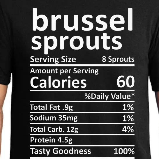 Brussel Sprouts Nutrition Thanksgiving Food Facts Christmas Pajama Set