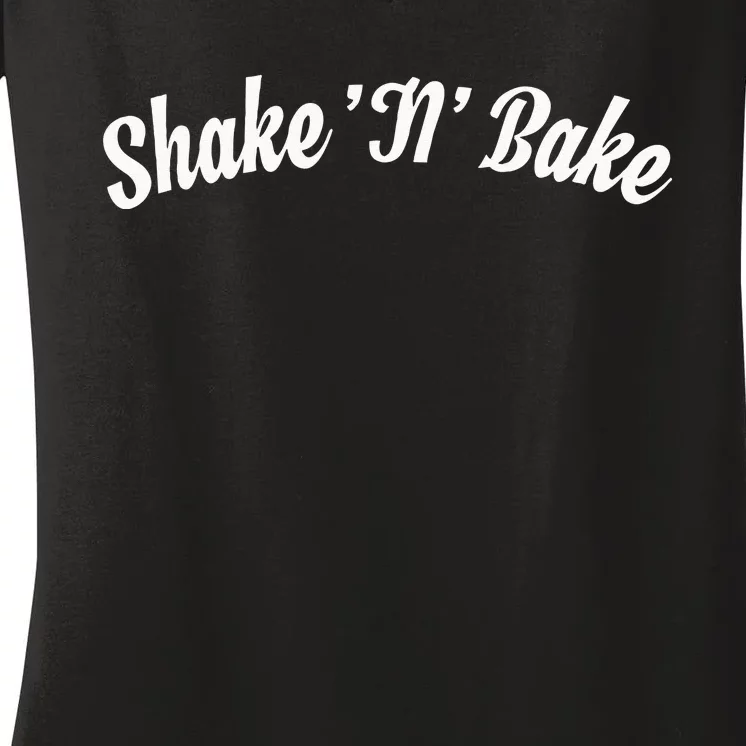 Baker Shake N Bake Baking Women Cupcake Gift Women's V-Neck T-Shirt