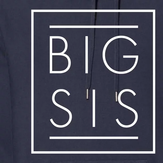 Big Sis New Baby Sibling Premium Hoodie