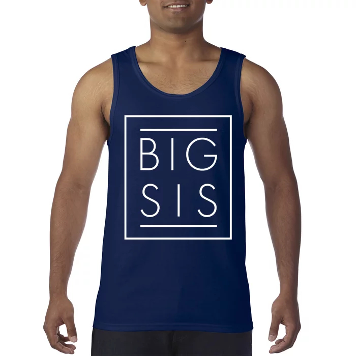 Big Sis New Baby Sibling Tank Top