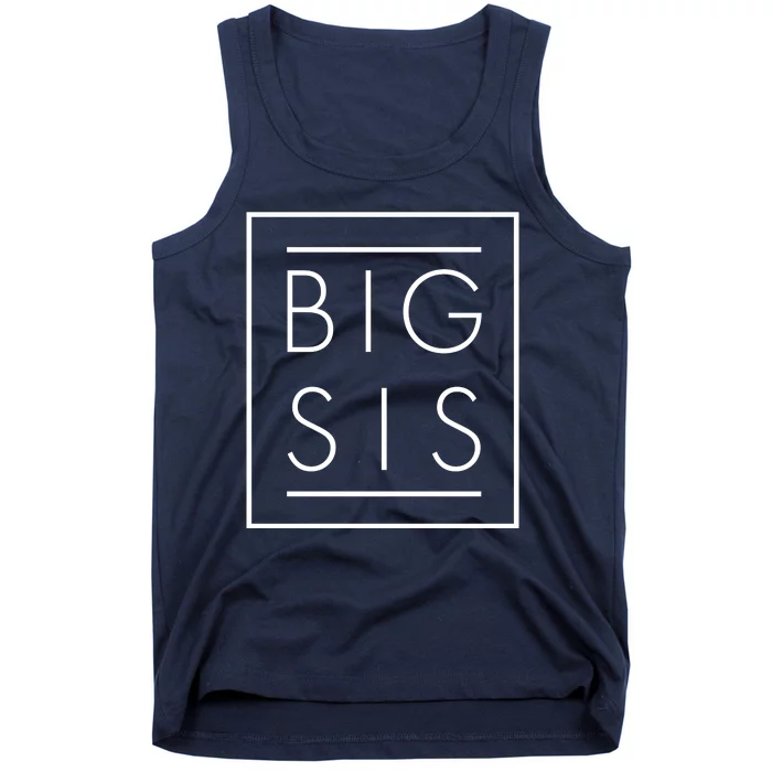 Big Sis New Baby Sibling Tank Top