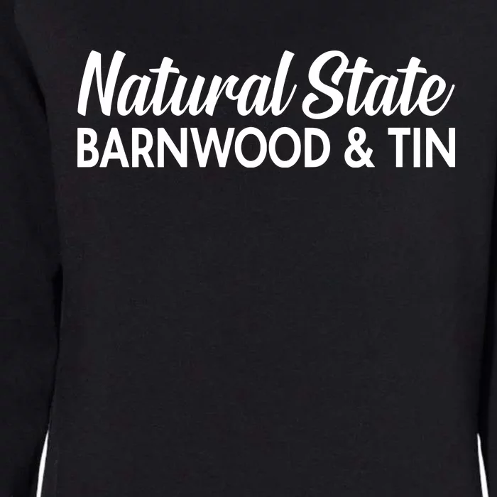 Ben Shapiro Natural State Barnwood & Tin Womens California Wash Sweatshirt