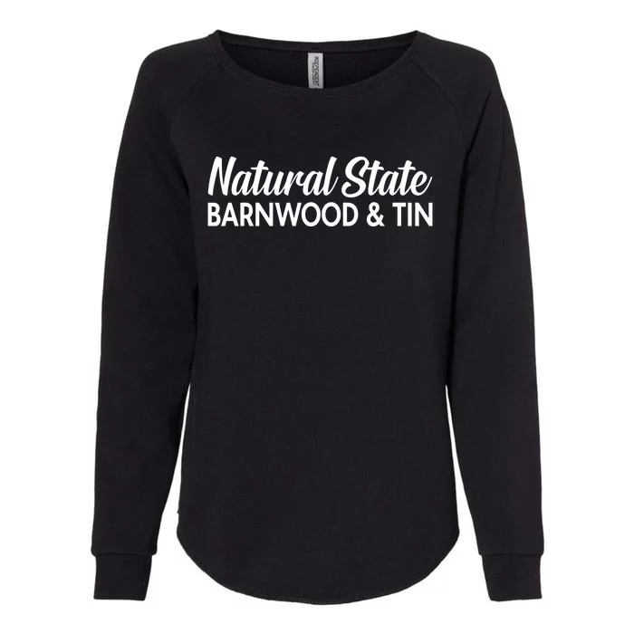 Ben Shapiro Natural State Barnwood & Tin Womens California Wash Sweatshirt