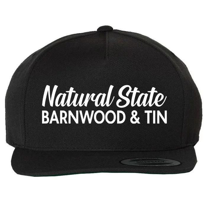 Ben Shapiro Natural State Barnwood & Tin Wool Snapback Cap