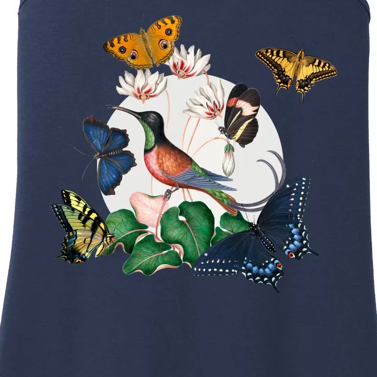 Butterfly Spring Nature Ladies Essential Tank