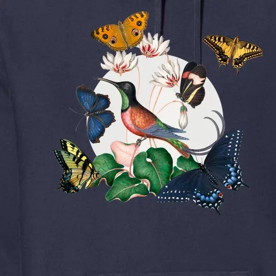 Butterfly Spring Nature Premium Hoodie