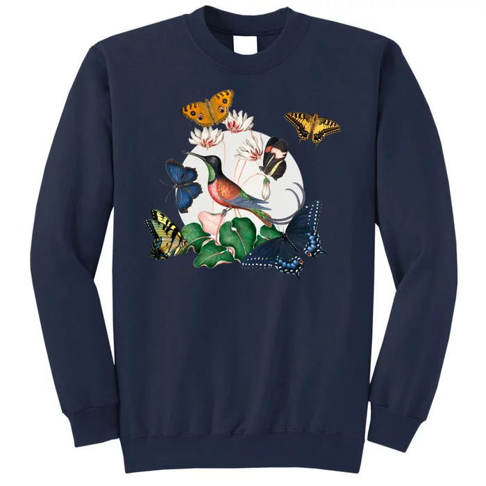 Butterfly Spring Nature Tall Sweatshirt