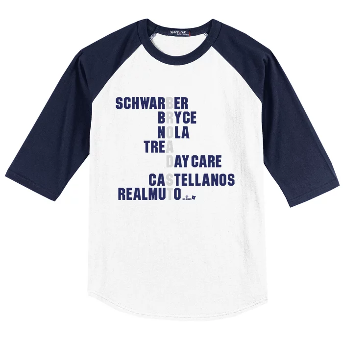 Broad St Names 2024 Schwarber Bryce Baseball Sleeve Shirt