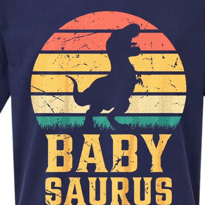 Baby Saurus Newborn Baby Dino Baby Dinosaur Babysaurus Sueded Cloud Jersey T-Shirt