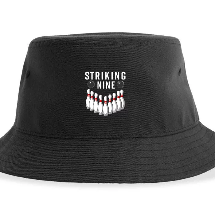 Bowling Striking Nine Sustainable Bucket Hat